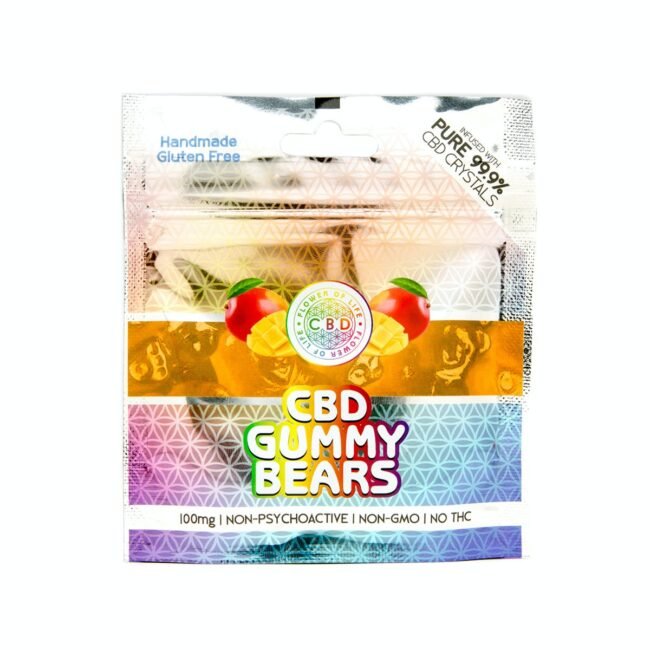 100mg CBD Mango Gummy Bears