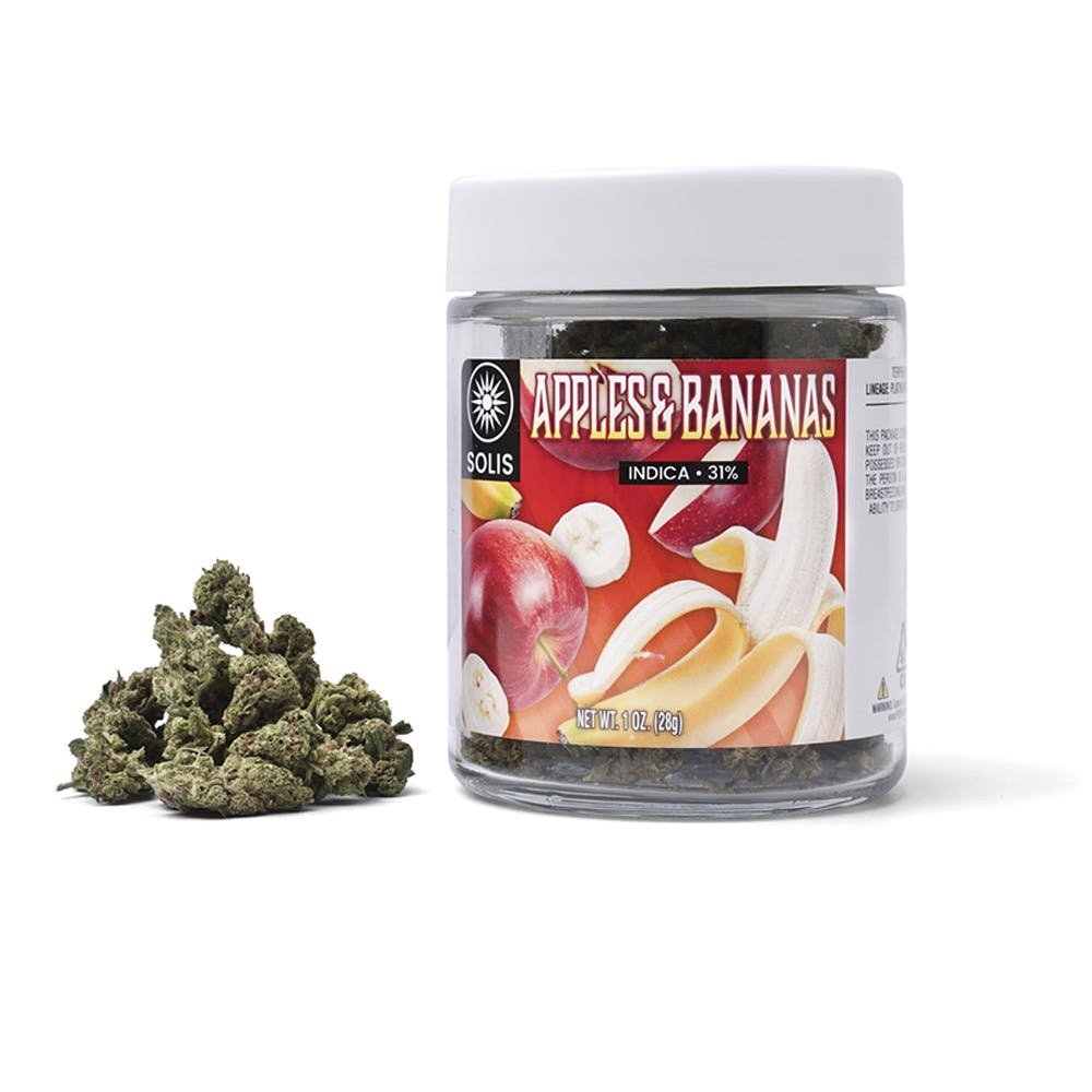 Apples & Bananas | Jarred Flower | (28G) – Indica