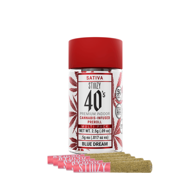 BLUE DREAM - 40s PREROLL MULTI PACK .5G