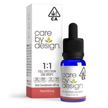 Care By Design | 1:1 Full Spectrum CBD Drops 15ml