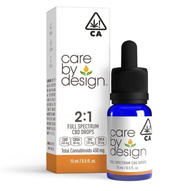 Care By Design | 2:1 Full Spectrum CBD Drops 15ml