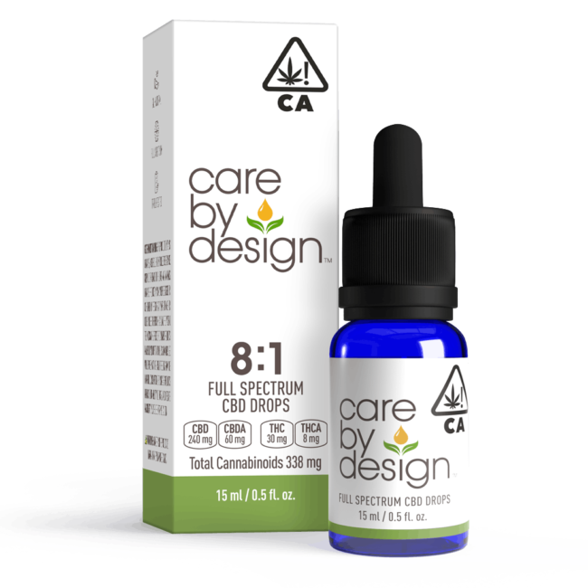 Care By Design | 8:1 Full Spectrum CBD Drops 15ml