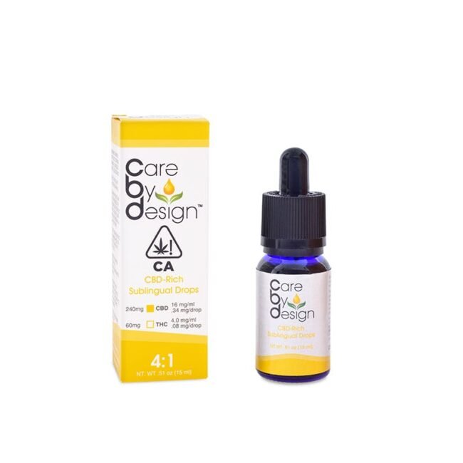 CBD Sublingual Drops - 4:1 CBD/THC