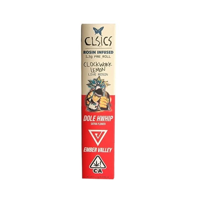 CLSICS | Rosin Preroll1.3G Ember Valley Dole Hwhip X Clockwork Lemon