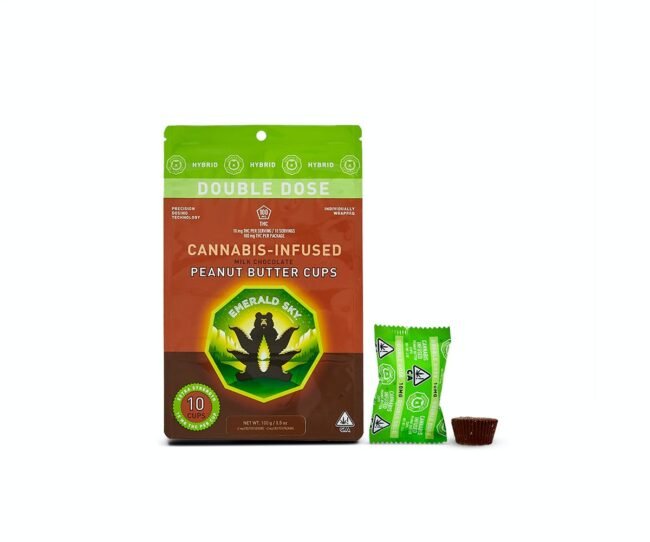 Emerald Sky Peanut Butter Cups - Hybrid 100mg 10pk