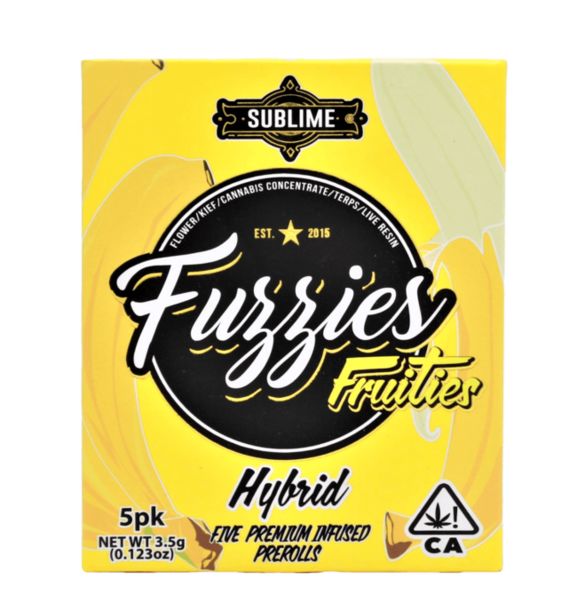 Fruity Fuzzies - Banana OG 3.5g (5 Pack) (Hybrid)