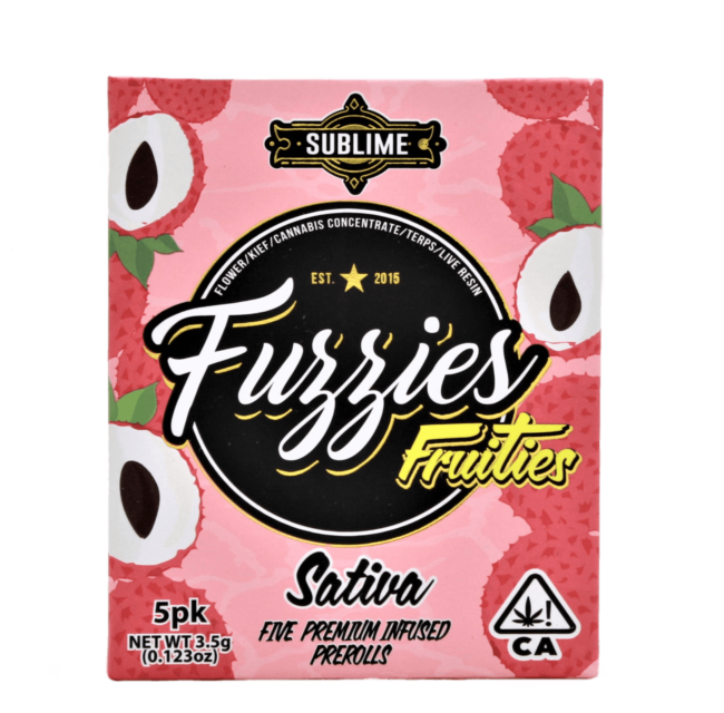 Fruity Fuzzies - Lychee 3.5g (5 Pack) (Sativa)