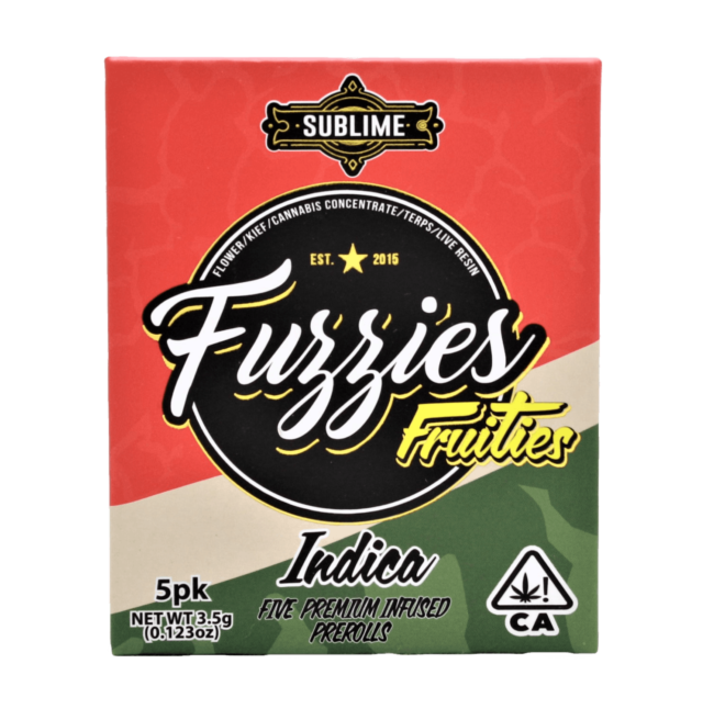 Fruity Fuzzies - Watermelon 3.5g (5 Pack) (Indica)