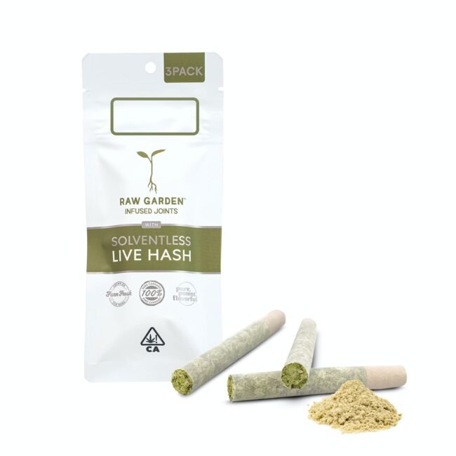 Funk N Fire (3) Solventless Live Hash Infused Joints
