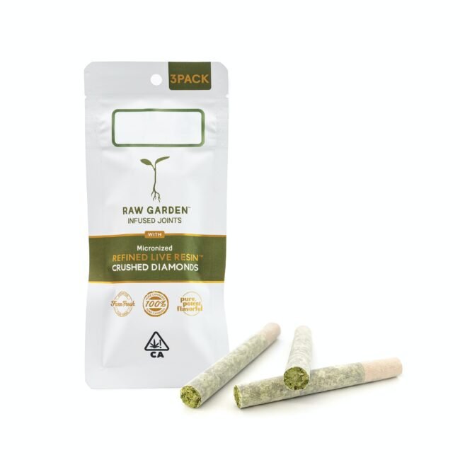 Hella Blueberry RLR™ Crushed Diamonds Infused (3) 0.5g Joints