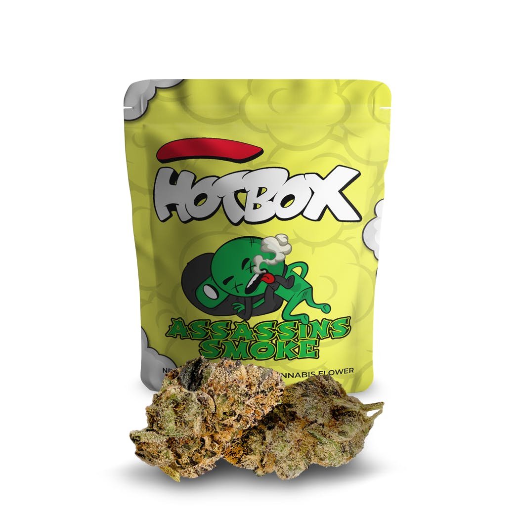 HOTBOX | Assassins Smoke Indica (3.5g or 1/8th) Indoor Flower