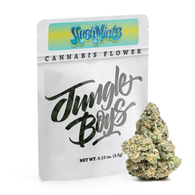 LA Florista Cannabis Weed, Jungle Boys Kush Mints, Kush Mints 3.5g, premium cannabis flower, Kush Mints strain, top shelf weed USA, 3.5g cannabis flower, California weed dispensary, buy Kush Mints weed, Jungle Boys cannabis, best hybrid strains 2025, weed delivery California, exotic hybrid strains, Kush Mints hybrid, marijuana 3.5g, legal weed in California, dispensary near me, LA Florista Cannabis Dispensary, top hybrid weed strains, premium weed flower