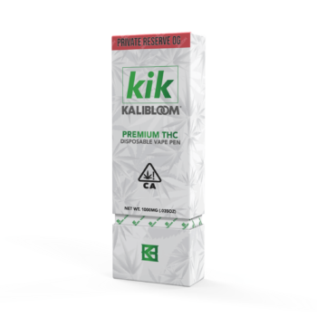 Kik 1G Disposable Vape: Private Reserve OG
