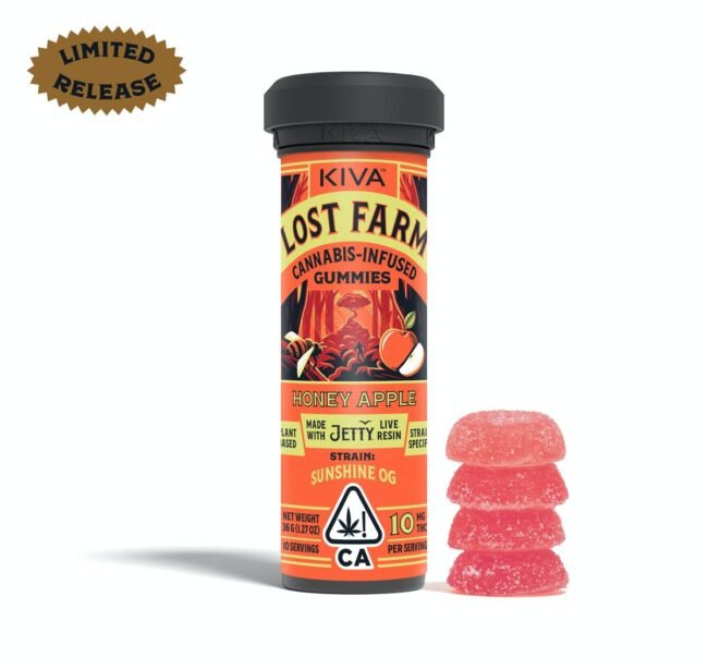 Lost Farm Jetty Extracts Honey Apple x 'Sunshine OG' Gummies
