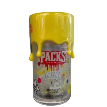 Packs - Mini Burst Banana Falmbe Infused Joints
