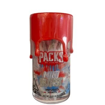 Packs - Mini Burst Blue Slurpie Infused Joints