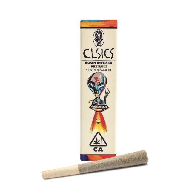 Single Mini .7g Rosin Infused Pre Roll