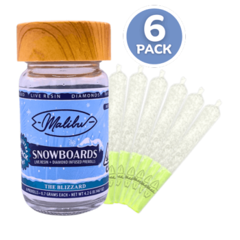 Snow Boards | The Blizzard | 6pk Infused Prerolls 4.20g